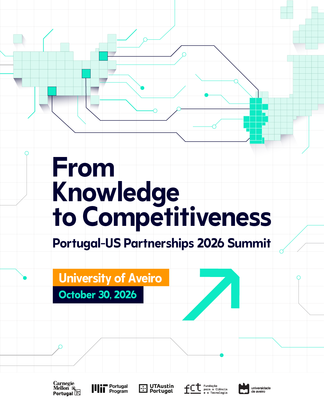 Portugal-US Partnerships 2026 Summit — official conference poster